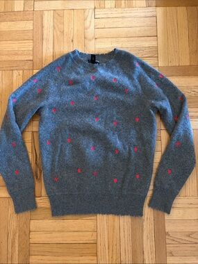 Aqua Cashmere Crewneck Sweater